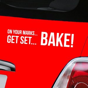Great British Bake Off Decal - White